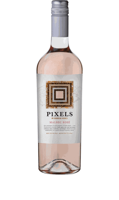 Botella de Malbec Rosé