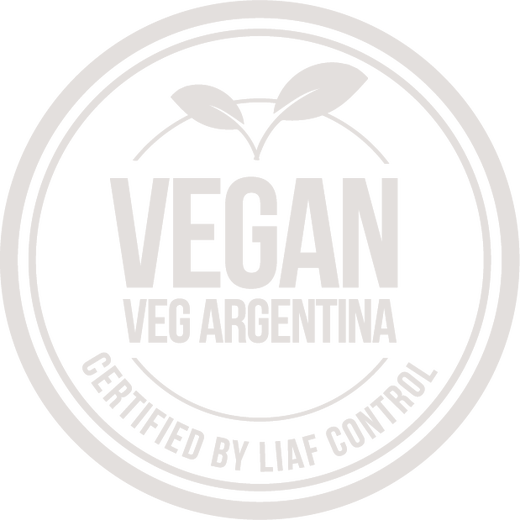 Vegan · Veg Argentina, certified by LIAF Control